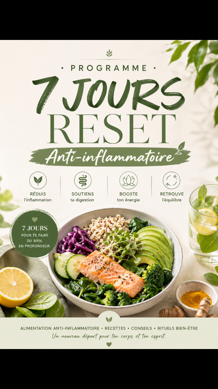 Programme 7 jours Reset Anti Inflammatoire